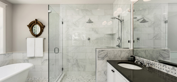 bathroom shower door installation in Rio Vista