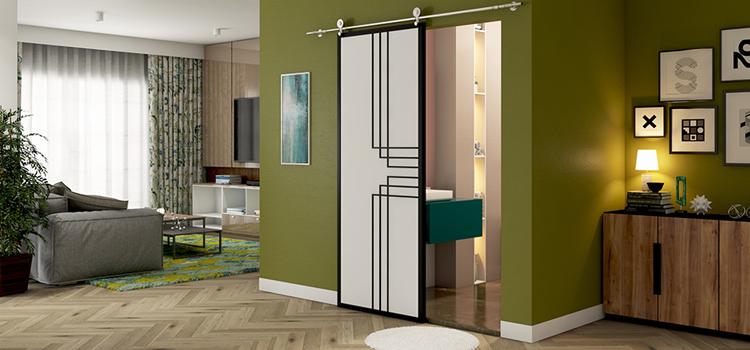 sliding bathroom door installation in Rio Vista